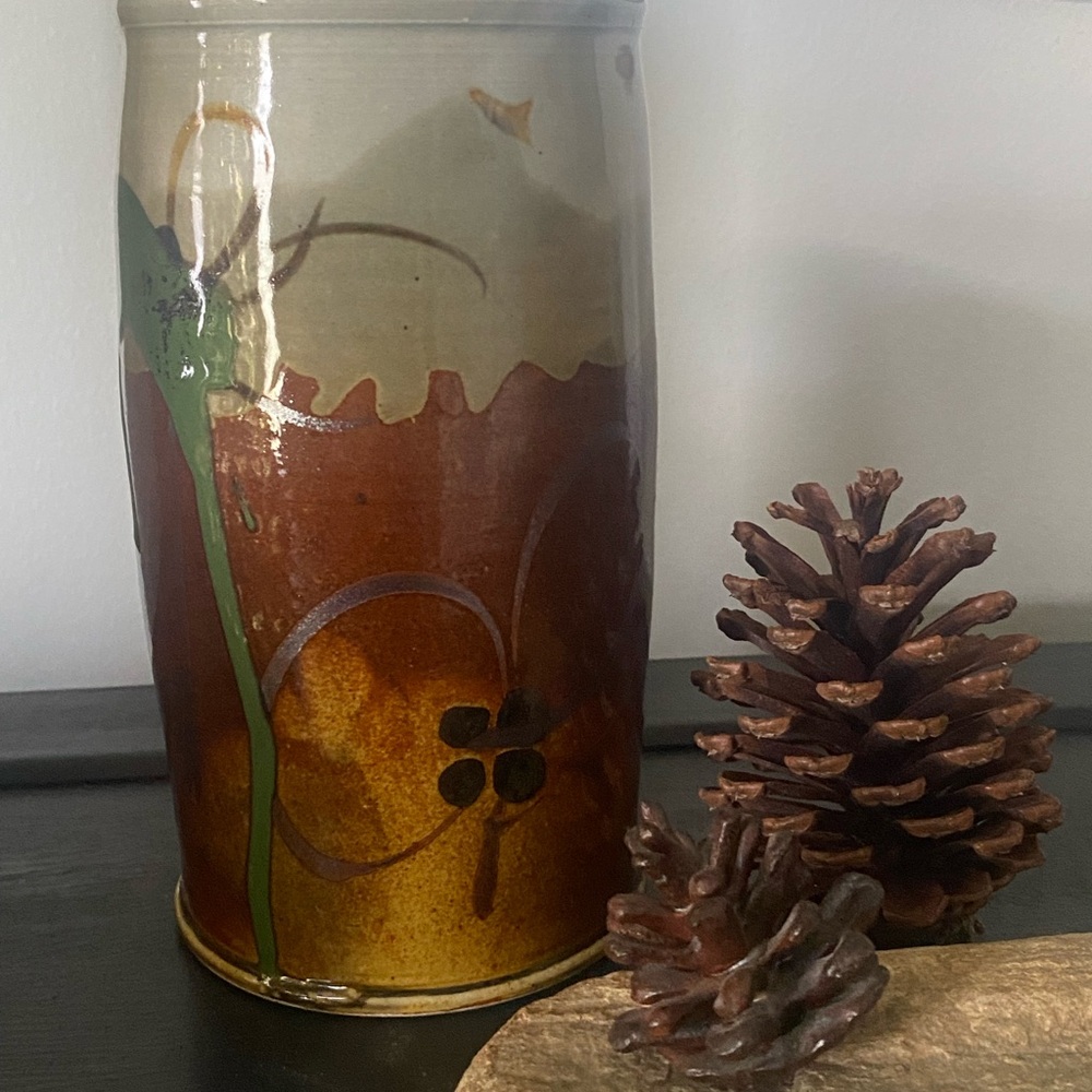 Handmade stoneware vase - Picture 10 of 12